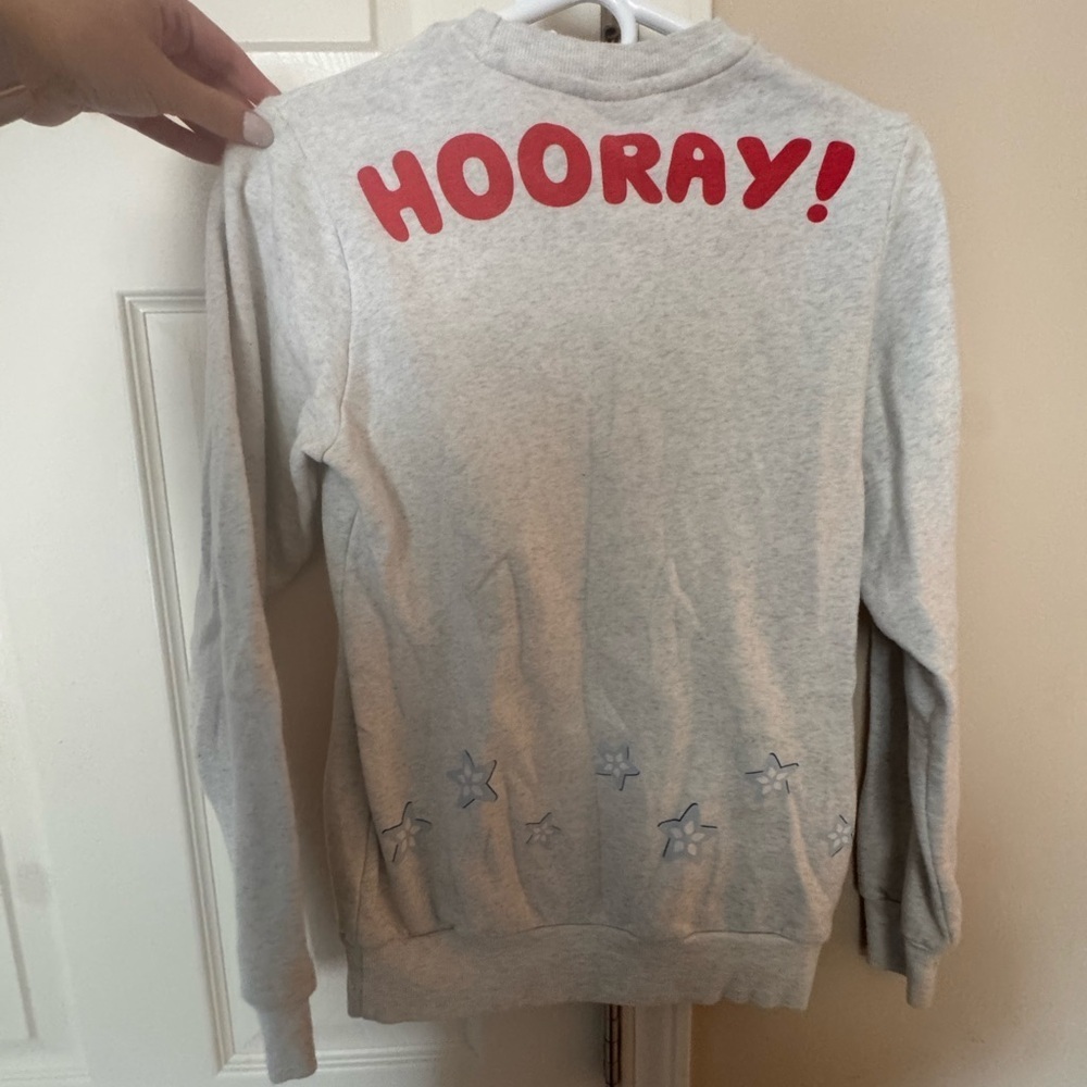 Bluey Gray Cartoon Sweatshirt - Picture 2 of 3